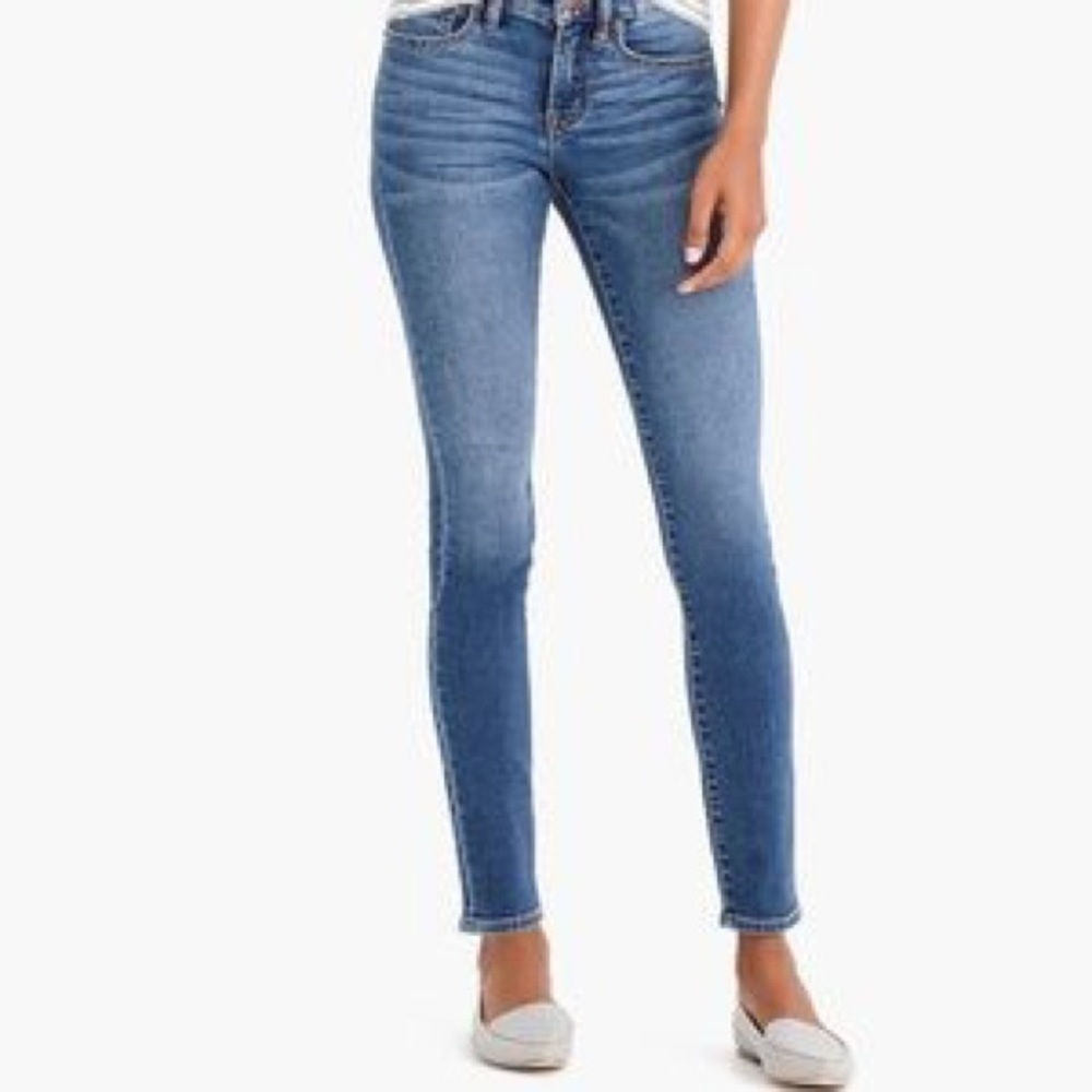 SOLD J. Crew 8” toothpick skinny jeans